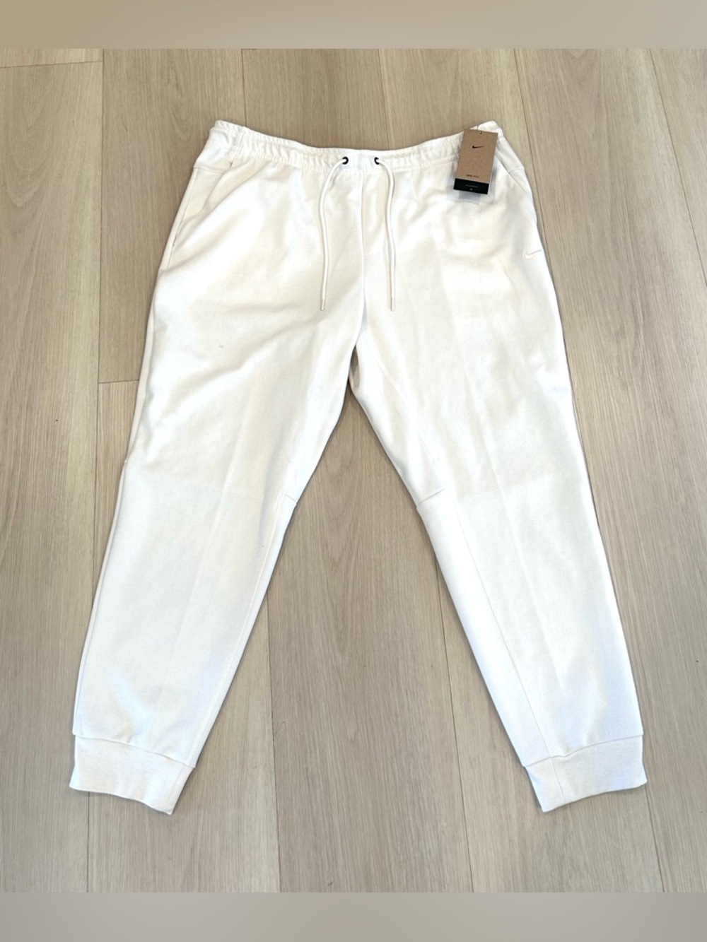 Nike Dri-FIT UV Primary Fleece Jogger Sweatpants Ivory FZ0975-110 Men XL NEW $80